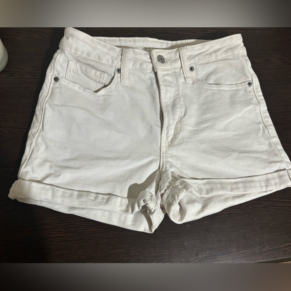 Old Navy Women's White Jean Shorts